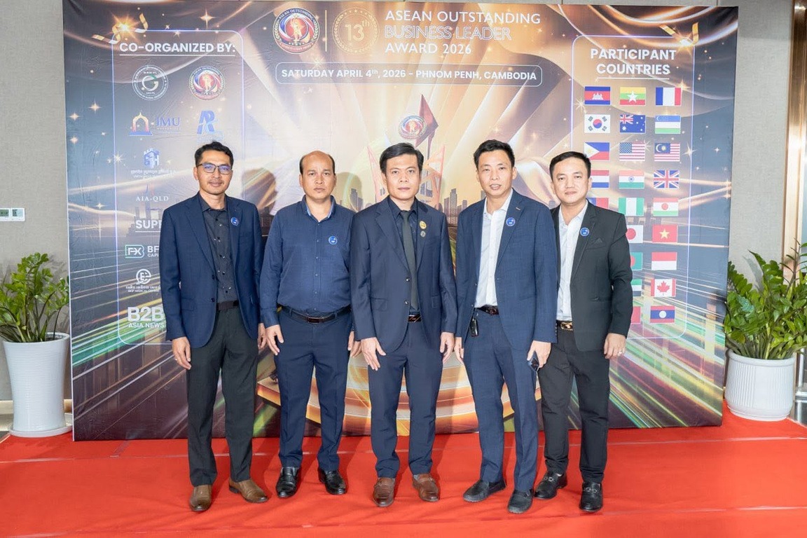 ASEAN Outstanding Business Leader Award 2026 recognition photo 9