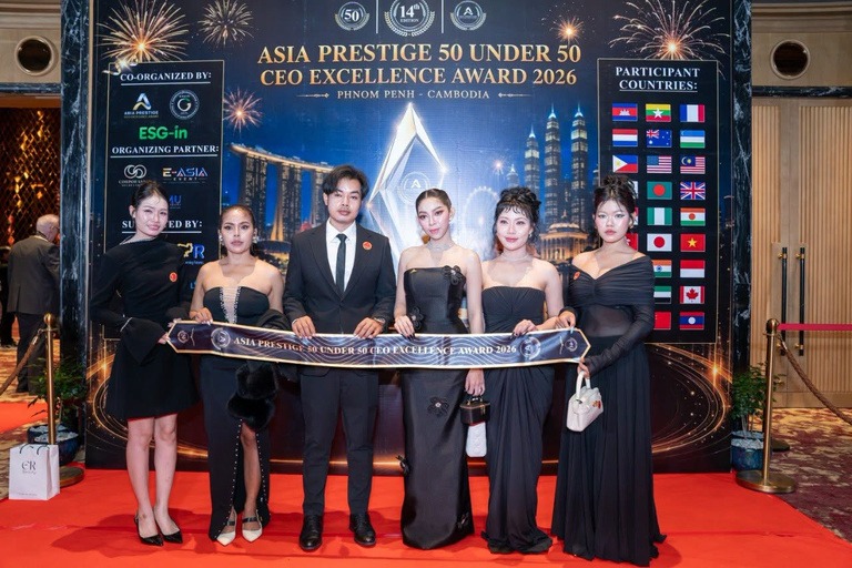 Asia Prestige 50 Under 50 CEO Excellence Award 2026 recognition photo 1