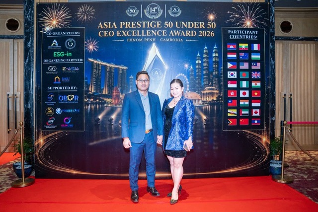 Asia Prestige 50 Under 50 CEO Excellence Award 2026 recognition photo 4