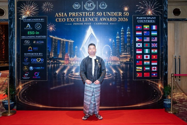 Asia Prestige 50 Under 50 CEO Excellence Award 2026 recognition photo 8