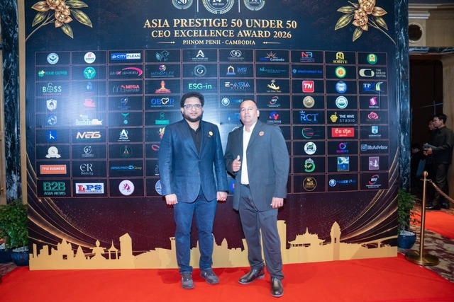 Asia Prestige 50 Under 50 CEO Excellence Award 2026 recognition photo 9