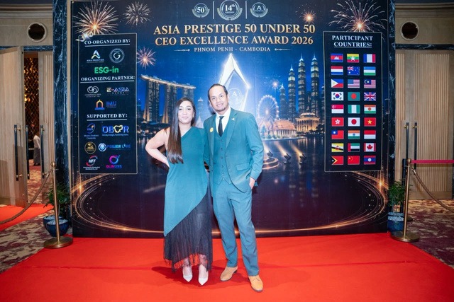 Asia Prestige 50 Under 50 CEO Excellence Award 2026 recognition photo 11