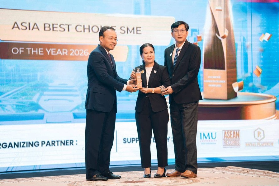 Asia SME 100 Business Excellence Summit & Award 2026 recognition photo 8