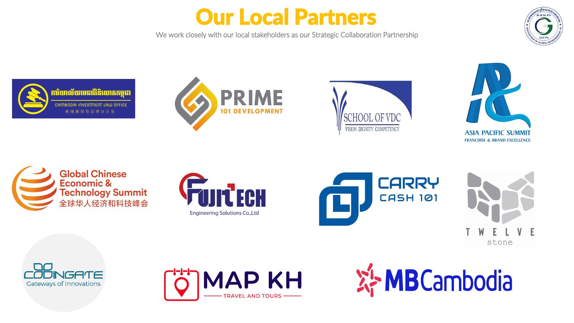 Local partners from official GE1% profile