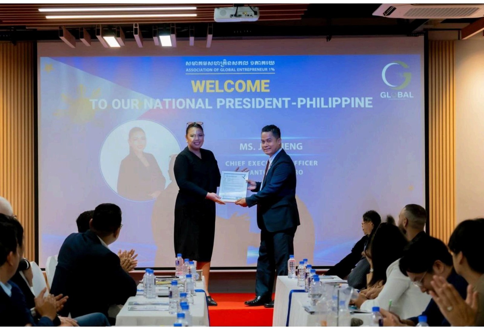 Formal recognition of the Philippines National President